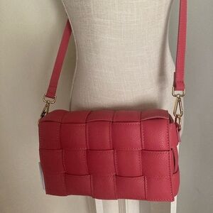 Viola Castellani Milano leather intrecciato crossbody bag.